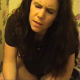 The cute, brunette with wavy hair is seen here in a rare frontal view poop session as she has a very gassy, noisy, wet dump on the toilet - along with her prize-winning facial expressions and comments.
